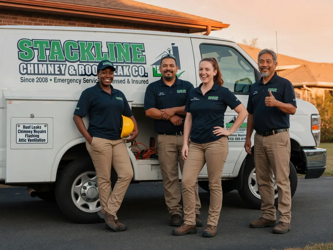 Chimney flashing repair company in Manchester, WA